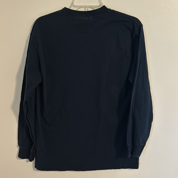 2004 Patriots AFC Championship Long sleeve Navy Blue Shirt. Y2K NFL Apparel Sz M - Picture 5 of 7